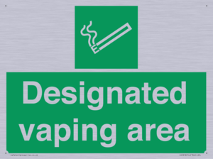 Designated vaping area